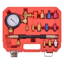 Power Steering Rack Test Auto Repair Tool 2000 PSI / 140 Bar Gauge 13 Adapters 