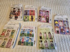 McCall's Crafts Lot of 7 Doll Patterns