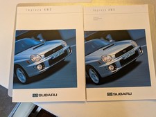 Prospekt Subaru Impreza AWD m. 2.0 WRX, Sportkombi, Deutsch 11/2000