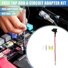 1 Set Universal 1pcs Car Fuse Tap 12V with 1pcs 20A Low Profile Mini Fuse