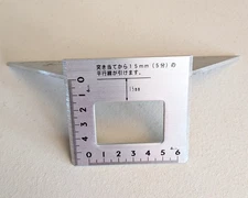 Shinwa Sokutei Aluminum Saddle Layout Japanese Square