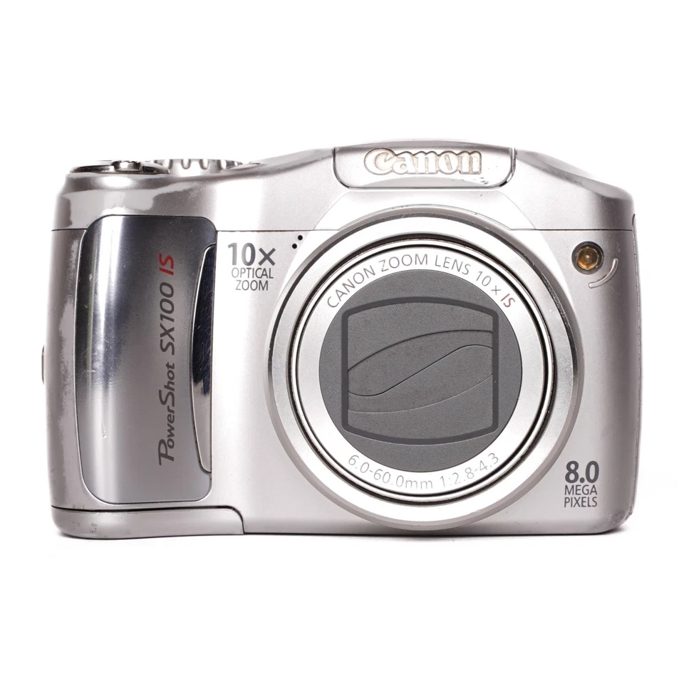 Canon PowerShot SX100 IS 8.0MP Digital Camera - Silver - FULLY FUNCTIONAL - Image 4 of 4