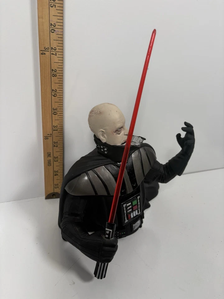 Diamond Select Star Wars Darth Vader (Unmasked) Bust Vinyl Bank RARE HTF 2009 - Image 2 of 4