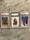 Michael Jordan Graded 3-Card Slab Lot - PSA 9 Mint, PSA 5, GAS 10 Gem Mint