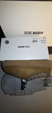 Steve Madden Selden Women  s Brown Suede Faux Fur Lined Slippers US 9.5