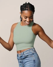 KINDRED BRAVELY Sublime Bamboo Maternity Nursing Longline Bra Top Aqua Mist - L