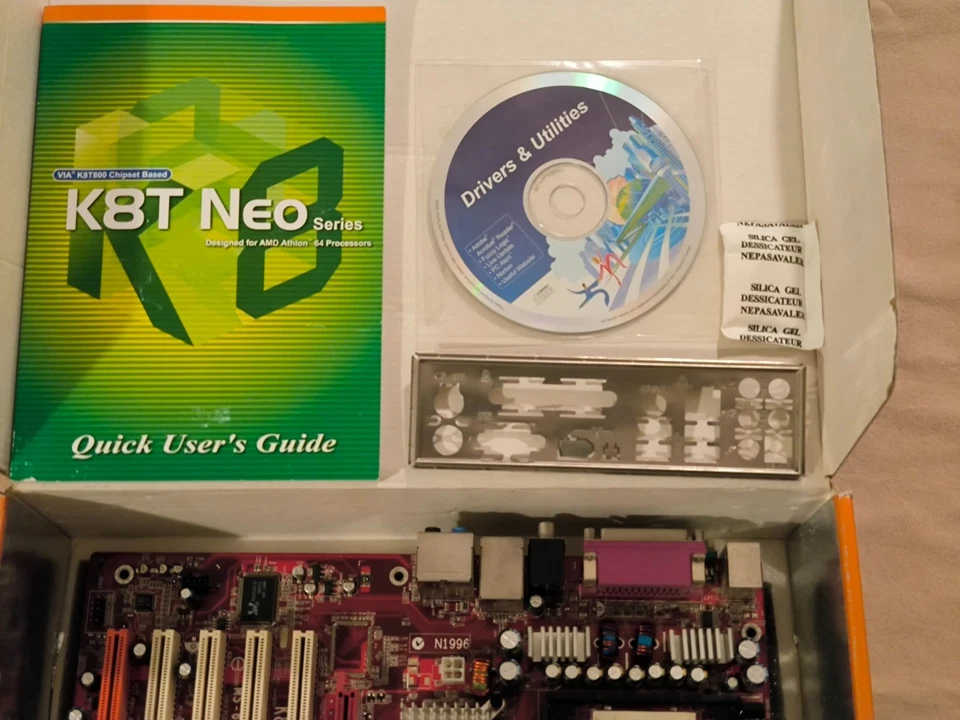 🖥️ MSI K8T Neo ATX motherboard - Athlon 64 3000+ CPU - Windows 98 compatible - Immagine 2 di 4