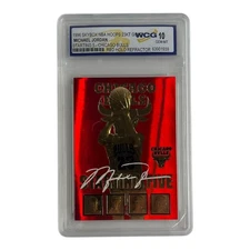 1996 Skybox NBA Hoops Michael Jordan Starting Five 23kt Gold WCG 10 Gem-MT