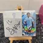 Topps Premier Club 1/1 Printing Plate Wilfried Bony Manchester City Signed