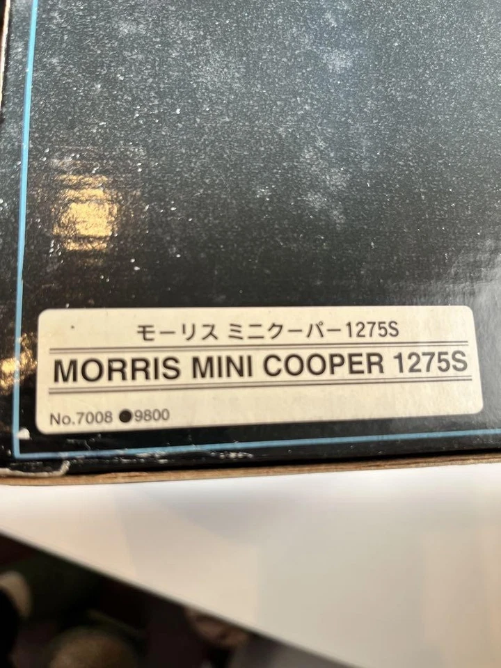 Coche modelo Kyosho 1/18 Morris Mini Cooper 1275S de colección raro Foto 3 de 4