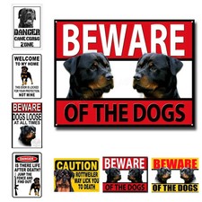 Shorping Rottweiler Beware of The Dogs Metal Signs Home D cor Security,Warning