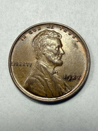 * 1927 LINCOLN CENT-  AU+  (UPGRADE THAT SPOT IN YOUR SET)  PRICED TO SELL 🔥 *
