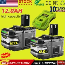 For RYOBI P108 18V One Plus High Capacity Lithium-ion 6.0AH Battery and Charger