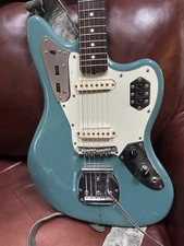 John Frusciante Tribute Fender Jaguar Sherwood Green w/ Matching Headstock. RHCP