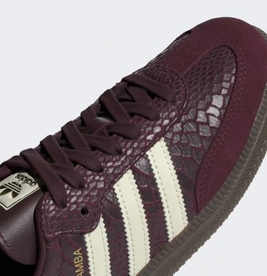 Adidas originals Women's SAMBA OG W Sneakers Maroon / Cream White