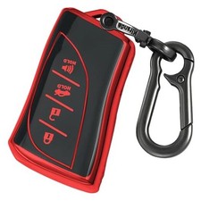 key fob cover case compatible with lexus 2023 2024 2025 ES250 ES300h RX350 Red
