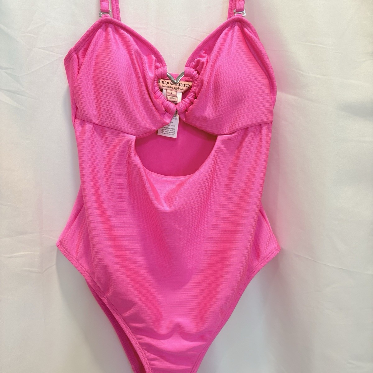 Juicy Couture Pink One Piece Swimsuit Size Small | eBay