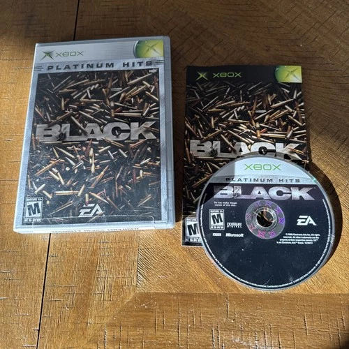 XBOX Black Game Complete in Box Tested and Working
