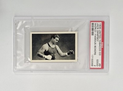 PSA GRADED VINTAGE 1935 United Tobacco Co UTC #9 JACK DEMPSEY BOXING HOF  CARD