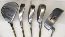 US Kids Ultra-Light Golf 5 Club Set UL-18 Driver, 6, 8, P  Putter RH Graphite