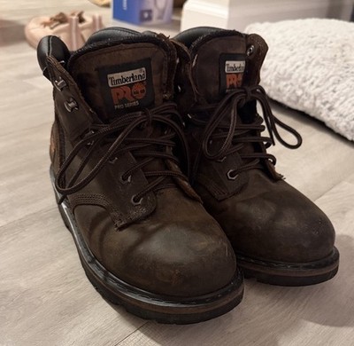 Timberland Pro PRO Series Brown Work Boots Size 7 Wide MPN 33046