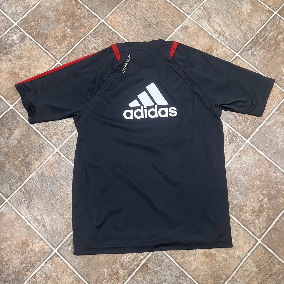 2009 Liverpool красный Джерси мужской средний черный футбол Adidas - Изображение 3 из 4