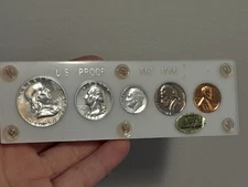 1956 US Mint Silver Proof Set In Capital Holder