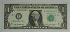 2013 $1 Dollar Bill Birthday Note August 9, 2001, Anniversary E89200100C SN791