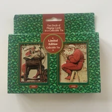 Norman Rockwell Saturday Evening Post Limited Edition Santa Playing Cards