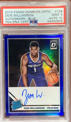 ZION WILLIAMSON RC /49 PSA 10 pop 5