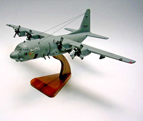 AC-130 Gunship Azrael Airplane Desktop Mahogany Kiln Dried Wood Model Small New - Picture 2 of 4