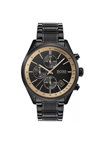 hugo boss grand prix gq black chronograph men's watch