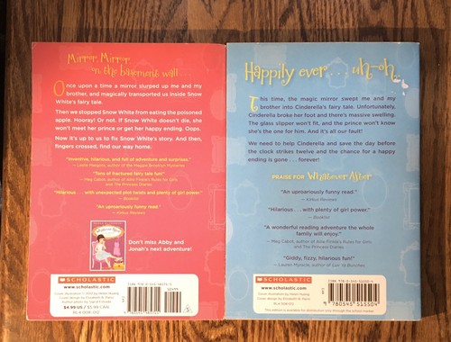 LOT OF 2 WHATEVER AFTER kid's paperbacks FAIREST OF ALL + IF THE SHOE FITS - Picture 2 of 3