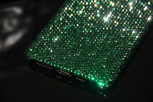 Bling Green Diamond Case Cover F iPhone 14 13 12 Pro Max With SWAROVSKI ELEMENTS - Picture 6 of 12