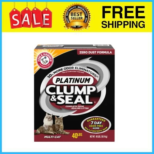 Arm Hammer Clump Seal Litter, MultiCat 19lb Box Meijer