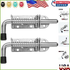 Premium 2-Pack Spring Loaded Latch Pins - 5 Inch T-304 Stainless Steel Locks