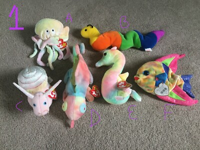 TY Beanie Babies Animals Bears Buddies Attic Treasures
