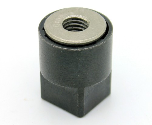 M10-1.5 T-Groove Tamper Proof Security Nuts x 4 & Tool Socket Stainless Tri 10mm - Picture 2 of 9