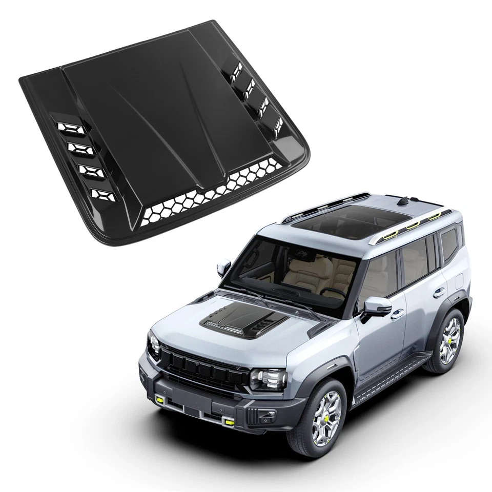 Front Flow Air Intake Outlet Hood Scoop Vent Cover For 1994-2013 Chevy Impala - Image 3 of 4