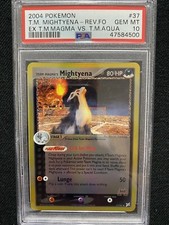 EX Team Magma Vs. Team Aqua Team Magma's Mightyena Reverse Foil 37/95 PSA 10