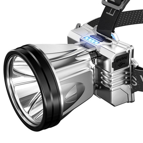 Super Bright Rechargeable High Power Headlamp, Portable LED Headlamp for Camping - Picture 10 of 12