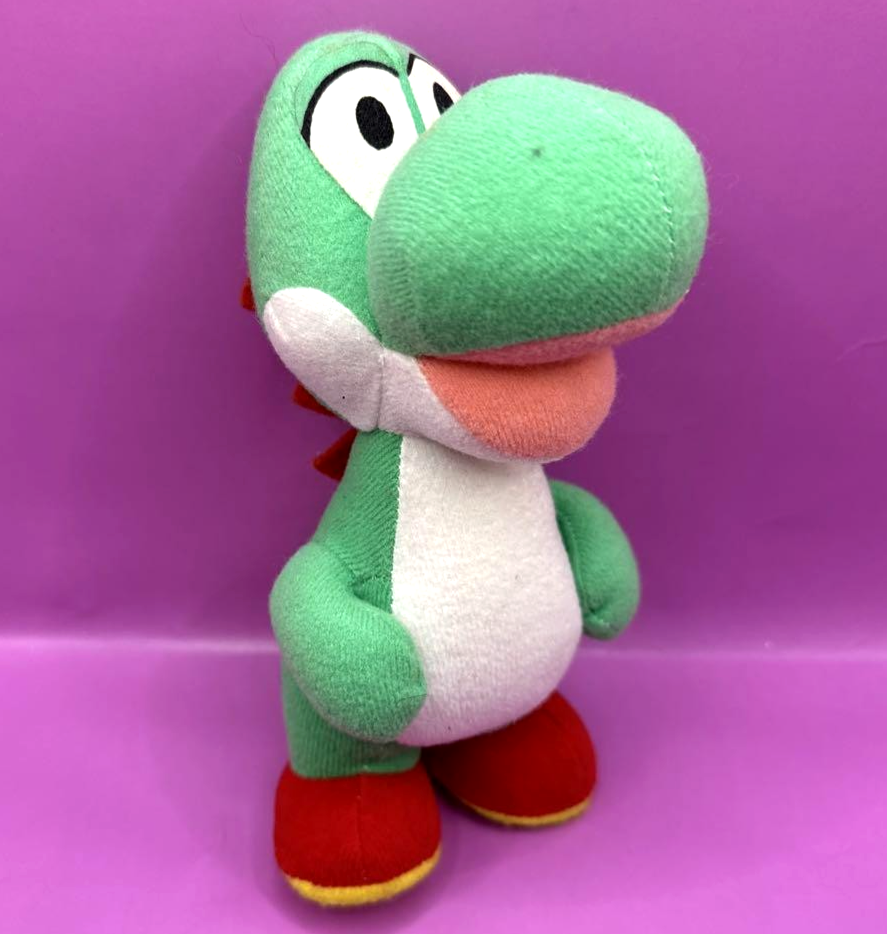 Super Mario Yoshi's Safari Yoshi Plush Toy Vintage Nintendo 1994