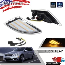 Clear Side Marker Amber LED Lamps for Mercedes Benz R251 R320 R350 R500 W251 R63