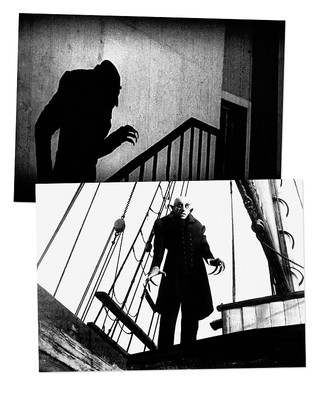 Nosferatu ++ 2-POSTER-SET, DIN-A2 ++ Dracula, Vampir, Vlad Tepes, Frankenstein