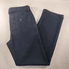 St John Bay Straight Leg Blue Flat Front Khaki Pants Mens Size Actual 32x31
