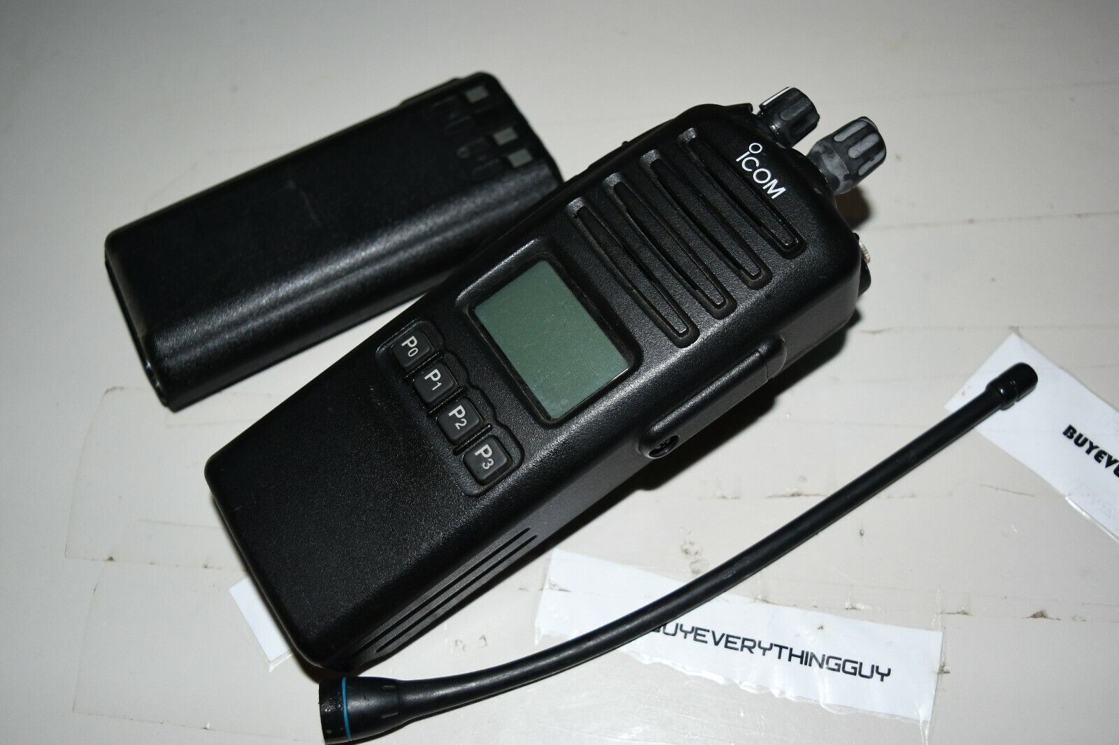 Icom Ic-f80ds P25 Radio No Charger Read First #2c
