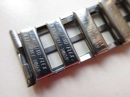 Rowi Fixo-flex "ladder style" expendable 17.5 18 MM watch bracelet - Picture 5 of 5