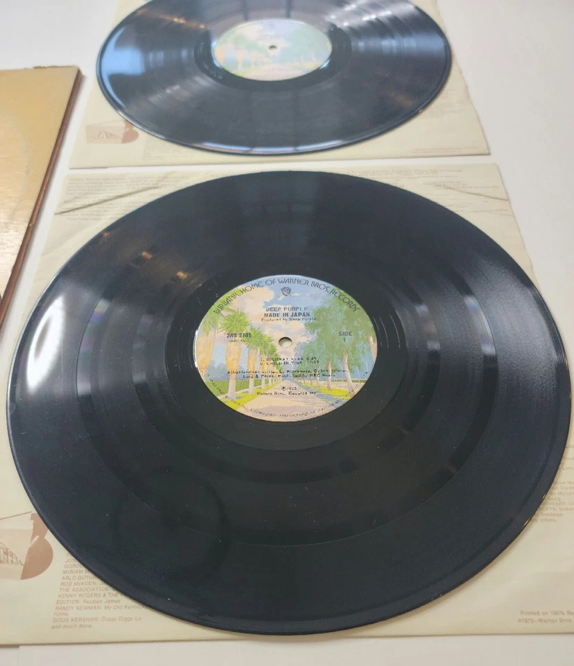 Deep Purple Lp Made In Japan 1973 Original Press 2x Lp 2WS 2701 VG Foto 4 de 4