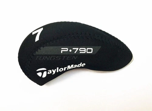 Black TaylorMade P790 Neoprene Golf Club Iron Covers Headcover 10Pcs Fast Ship - Picture 3 of 4
