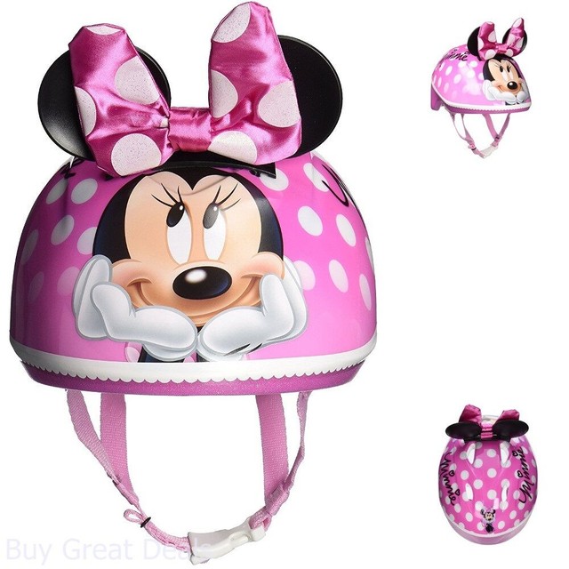 minnie mouse bicycle helmet
